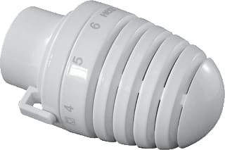 Herz - De Luxe Radiatorthermostaatknop Regelelem Wit