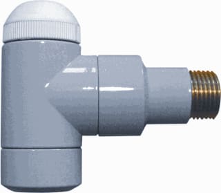 Herz - De Luxe Radiatorafsluiter Th.Afsl T590 H1/2 Wit