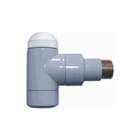 Herz - De Luxe Radiatorafsluiter Th.Afsl T590 H1/2 Wit