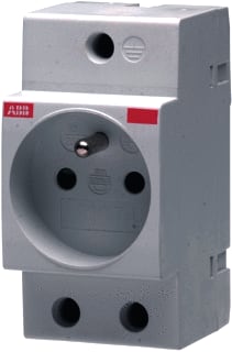 ABB - System pro M compact Wandcontactdoos modulair Wcd Mod M1174+Pen Aarde