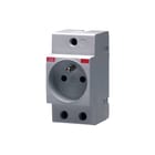 ABB - System pro M compact Wandcontactdoos modulair Wcd Mod M1174+Pen Aarde