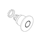 ABB - Modular MPM Drukknop frontelement (paddestoel) drukknp fr 1sfa611514r1001