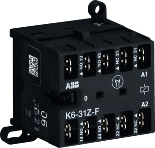 ABB - B mini K Hulprelais 3No+1Nc Faston