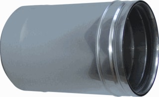 Metaloterm - UE Dubbelwandige rookgasbuis Elem.Dubw 25Cm- 80Mm