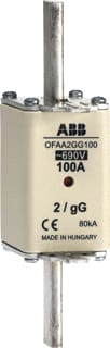 ABB - FuseLine Smeltpatroon (mes) Dn2 250A-Ph22,5W