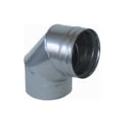 Metaloterm - UE Dubbelw. rookgashulpstuk 2 aansl. Bocht 87' Ueb Dubw.100Mm