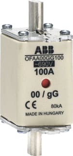 ABB - FuseLine Smeltpatroon (mes) 00 In100A-Ph6,7W