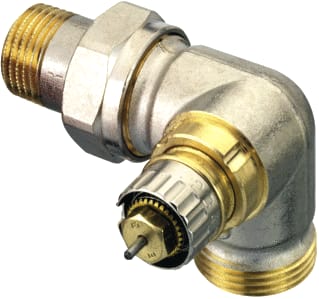 Danfoss - RA-N Radiatorafsluiter 15 Dubb Haaks Rechts