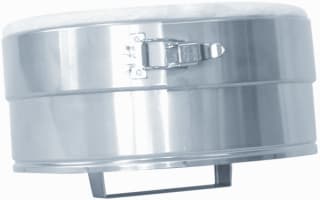 Metaloterm - AT Dubbelw. rookgashulpstuk 1 aansl. Einddp Atte 200Mm