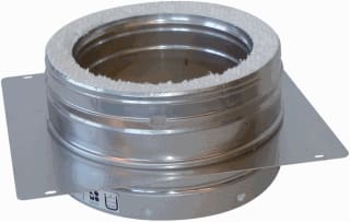 Metaloterm - AT Dubbelw. rookgashulpstuk 2 aansl. bov.pl atap/o 130mm