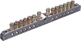 Wohner - Aardingsrail voor verdeler Pe/N Rail 01932 10X6.5Mm