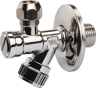 Raminex - Stopkraan voor sanitaire toestellen Hoekstkr 1/2X10Mm Knel+Fil