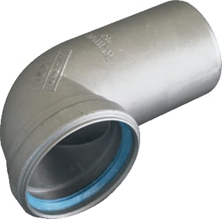Nefit Bosch - ProLine Enkelw. rookgashulpstuk 2 aansl. Aluminium Knie 80Mm