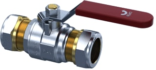 Raminex - S.28 Kogelafsluiter Kk 22X22Mm Knel Dn20 Ni