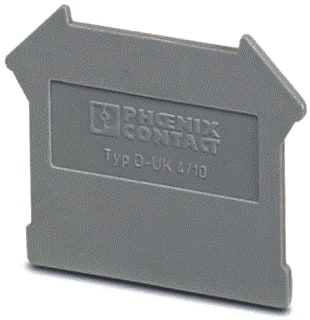 Phoenix Contact - Eindplaat rijgklem D-Uk 4/10-Ns 35