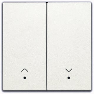 Niko - RF Bed.element / centr.pl. schakelmat. Afwerkset Dub Schak Wit