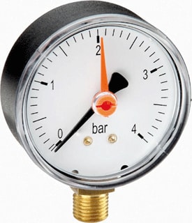 Watts - MR Buisveermanometer Manometer 60 4Bar 3/8