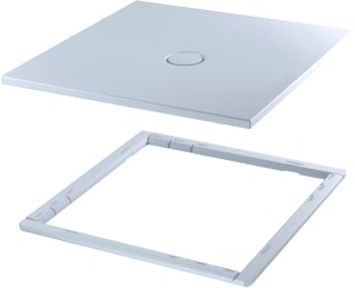 Bette - Floor Douchebakdrager/-poten/-frame Dchvlr Minmm Dchbkdrgr 900