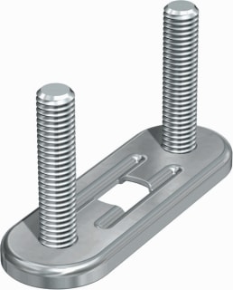Flamco - BMD Grondplaat voor beugelbevestiging Fast Montstrip Bmd8X70 Zk10