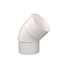 Wavin - HWA Fitting met 2 aansluitingen Bocht 45Gr 100Mm Wit