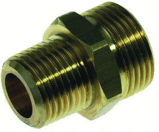 VSH - Draad D1123 Fitting met 2 aansluitingen Dubbele Nipp.1Bux3/4Con.Bu