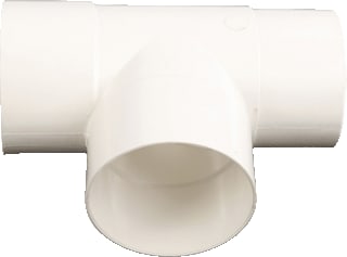 Wavin - HWA Fitting met 3 aansluitingen T-Stuk 87Gr 80Mm Wit