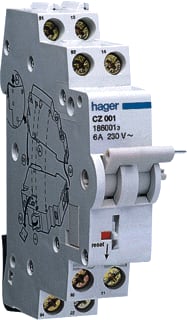 Hager - Nevenapparaat modulair Hulp/Signcont V Als 16-63A