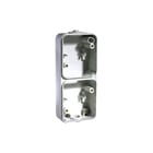Honeywell Peha - Spatwaterdicht Opbouwdoos wand/plafond Opbwbehuizing 2Voud Grijs