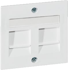Honeywell Peha - NOVA Inzetplaat schakelmateriaal Data Cntrpl 2Xmj L/W