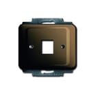 ABB Busch-Jaeger - Alpha Inzetplaat schakelmateriaal Cpl 1X Mj 216000-2 A-Brons