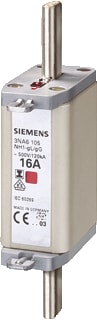 Siemens - 3NA6 NH1 Smeltpatroon (mes) Mespatroon 3Na6136 160A 1
