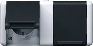 Jung - WG800 Wandcontactdoos (WCD schakelmat.) Wcd Ra 2V