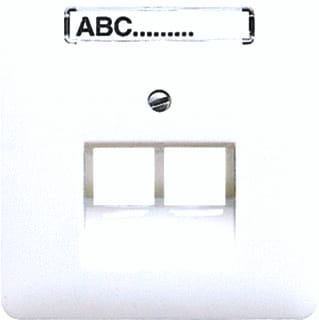 Jung - CD500 Inzetplaat schakelmateriaal afd. cd569-2naualg