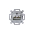Jung - Basiselement Datacontactdoos twisted pair Data Cat6 2X8P Lsa Basis