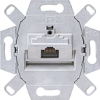 Jung - Basiselement Datacontactdoos twisted pair Data Cat6A 1X8P Lsa Basis