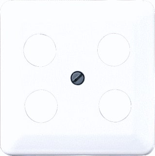 Jung - CD500 Inzetplaat schakelmateriaal Afd. Cd561-4Sat1Ww