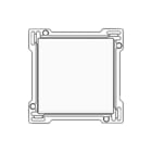 Niko - Pure Bed.element / centr.pl. schakelmat. Wip Univ Wt