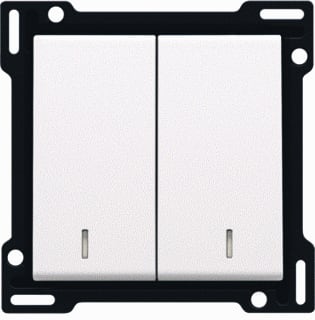 Niko - Pure Bed.element / centr.pl. schakelmat. 154-61507
