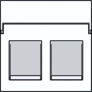 Niko - Inzetplaat schakelmateriaal Outlet 154-65200