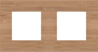 Niko - Pure Afdekplaat 71mm centerafstand pure bamboo