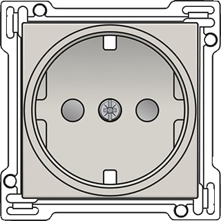 Niko - Original Bed.element / centr.pl. schakelmat. Wcd 1V Ra Kb Gr