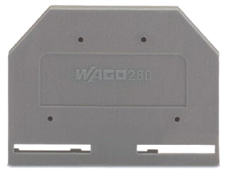 Wago - Eindplaat rijgklem 280-301