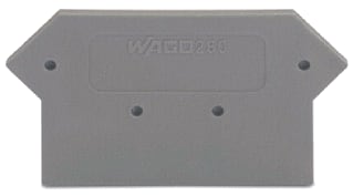 Wago - Eindplaat rijgklem 280-330