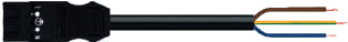 Wago - Winsta Midi 771 Patchkabel inst.bare gebouwinstall. Kab Male-Open 4M3X2,5 Zw
