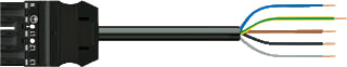 Wago - Winsta Midi 771 Patchkabel inst.bare gebouwinstall. Kab M-O 2M 5X1,5 Zw