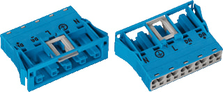 Wago - Winsta Midi 770 App.aansl. vr inst.bare gebouwinst. Stek V Snap-In 5-Pol. Bl.