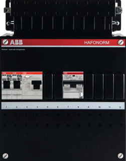 ABB - Hafonorm HC Groepenkast, geassembleerd instalkast hc132/1*