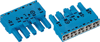 Wago - Winsta Midi 770 Conn. v insteekbare gebouwinstall. Steker V 5-Pol. Bl.