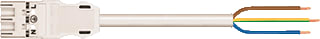 Wago - Winsta Midi 771 Patchkabel inst.bare gebouwinstall. Kab M-O 1M 3X1,5 Wit Hv
