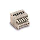 Wago - Kabelconnector v printplaatconnect. Steker Fem 733-105
